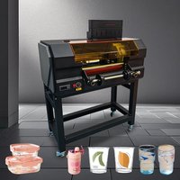Mesin DTF Ultraviolet otomatis LED UV satu kepala 30CM kondisi baru mesin Roll-to-Roll warna dua sisi garansi 1 tahun