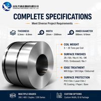 Rollo de Acero Inoxidable ASTM A240 de 2.0mm x 1250mm, Pulido con Perlas 420, Nivelado por Tensión, para Procesamiento Químico