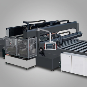 Machine automatique de bordage de verre en ligne droite sur quatre côtés SKFE-3725F, machine de jointoiement CNC pour verre isolant et à faible émissivité - Product Image 1