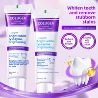Dentifrice Biologique Efficace au Lysozyme 100g – Nettoyage en Profondeur, Élimine les Taches Jaunes, Haleine Fraîche, Dents Blanches
