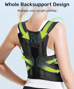 Có thể điều chỉnh Vai Brace trở lại ép cơ thể thắt lưng trở lại hỗ trợ Brace trở lại Brace tư thế Corrector Belt cho nam giới và phụ nữ - Product Image 3