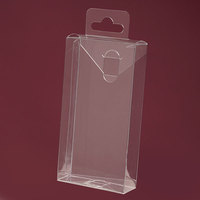 Caja de Embalaje de Plástico PET Transparente Impresa Personalizada, Caja de Regalo de Plástico PVC Plegable Transparente de Lujo Reciclable