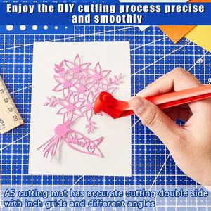 سكين يدوية يدوية دوارة درجة OEM مع ميزات السلامة مقاومة للاهتراء شفرة قطع الورق - Product Image 4