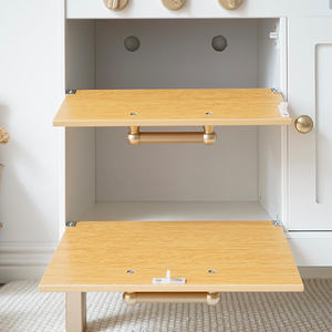 Novidade em Promoção: Brinquedos de Cozinha Neon para Crianças, Conjunto de Simulação de Refrigerador Europeu e Fogão para Meninas - Product Image 3