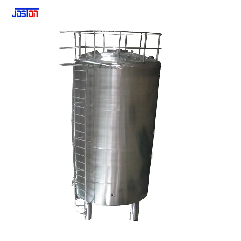 WFI couches gainées en acier inoxydable SS304 SS316L le réservoir de stockage de l'industrie biologique de l'eau pure d'injection