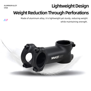 Tige de guidon de vélo en aluminium 6061 forgé en 3D, ±7 degrés, pour guidon de 31,8 mm et tube de direction de 28,6 mm, pour VTT et vélo de route - Product Image 4