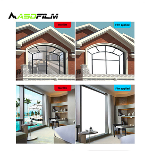 Película Adhesiva para Ventanas de Privacidad, Blanca Mate Esmerilada, de 1.52x30m, para Baño, Hogar, Vidrio, <span class=keywords><strong>Vinilo</strong></span> Adhesivo para Cubrir Ventanas y Puertas - Product Image 4