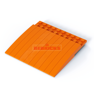 ईंट निर्माण भाग श्रृंखला 85970 ढलान घुमावदार 10x1 बिल्डिंग ब्लॉक के लिए बच्चों की ईंट बनाते हैं - Product Image 5