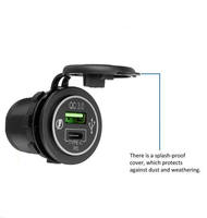 Chargeur rapide USB Type-C pour allume-cigare 12V, compatible voiture, moto, véhicule électrique et mobile, modèle OLIVER