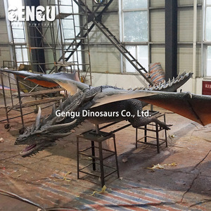<span class=keywords><strong>Parc</strong></span> à thème dinosaure réaliste 3D Dragon intérieur métal caoutchouc pour centre commercial <span class=keywords><strong>parc</strong></span> d'aventure aéroport garderie école maternelle - Product Image 6