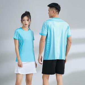 T-shirt de sport unisexe OEM en gros, séchage rapide, respirant, pour pickleball, tennis, badminton, uniforme d'entraînement d'équipe - Product Image 1