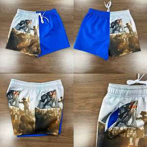 PURE Custom Western Country Two Tone Footy <span class=keywords><strong>Shorts</strong></span> Activewear Rugby League Training Footy Wear Beach Gym <span class=keywords><strong>Shorts</strong></span> con bolsillos con cremallera - Product Image 6