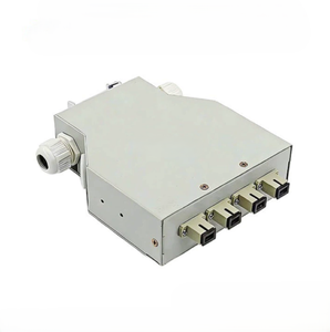 Boîtier de terminaison fibre optique FTTH FTTX intérieur 4/6 ports SC, panneau de brassage sur rail DIN en métal, compatible SC UPC/<span class=keywords><strong>APC</strong></span>/OM1/OM2/OM3/OM4 - Product Image 3