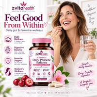 Probiotiques pour femmes à marque privée + Enzymes digestives : Favorisent la régularité intestinale et la défense immunitaire