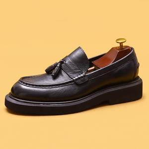 Mocasines de cuero genuino para hombre, los más vendidos, ideales para uso formal y casual, con un estilo retro inglés. - Product Image 5