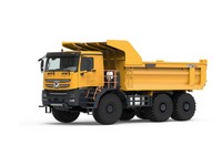 Camion benne minier tout-terrain XGA70 48L avec transmission et grande garde au sol, adapté aux conditions de travail minier difficiles