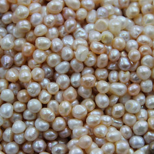 Pendientes Redondos Personalizados de Perlas Doradas de Té y Anillo de Perlas Doradas de Nanyang, Colgante de Perlas Sueltas Naturales de Agua de Mar - Product Image 1