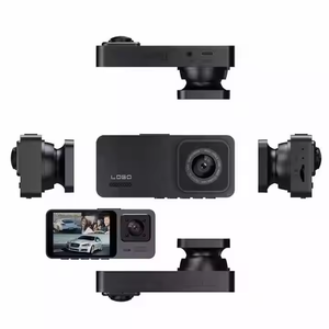 An toàn tiên tiến chế độ công viên kỹ thuật số xe máy ảnh ba kênh video ghi âm Dash máy ảnh 1080P + 480p + 480P Độ Phân giải màu đen xe hộp - Product Image 2