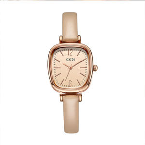 GEDI 51073 cinturón minimalista para mujer, ligero, esfera pequeña resistente al agua, reloj ovalado de nicho para estudiantes a la moda, a la moda y - Product Image 5