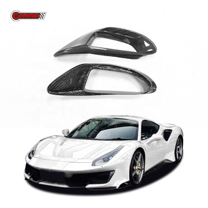 Mejor Calidad, Estilo Pista, Piezas de Auto de Fibra de Carbono Seca, Rejilla de Ventilación Trasera para Ferrari 488 - Product Image 1