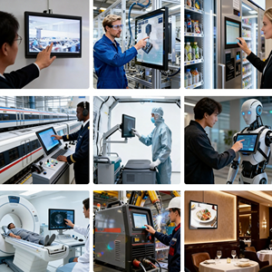 Écran tactile capacitif Full HD à cadre fin de 21,5, 27, 32 et 43 <span class=keywords><strong>pouces</strong></span>, interactif tout-en-un pour <span class=keywords><strong>PC</strong></span> industriel - Product Image 5