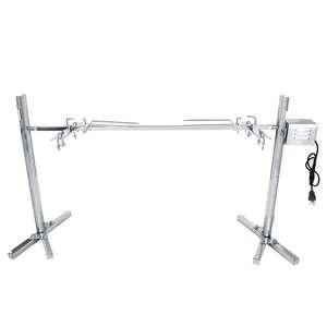 Kit de rôtisserie en acier inoxydable 15W, <span class=keywords><strong>moteur</strong></span> électrique, prise US, résistant à la corrosion et à la chaleur, <span class=keywords><strong>broche</strong></span> <span class=keywords><strong>pour</strong></span> <span class=keywords><strong>barbecue</strong></span> au charbon de bois - Product Image 3