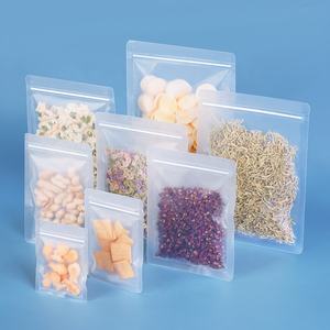 Bolsa de polipropileno transparente con superficie mate esmerilada, tamaños personalizados, bolsa transparente con cremallera - Product Image 4