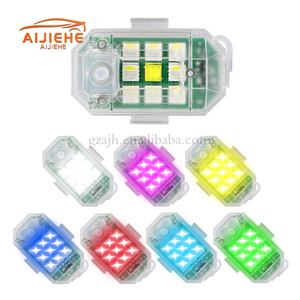 防水 LED 防撞可充电 ABS <span class=keywords><strong>12V</strong></span> 摩托车闪光尾灯 自行车飞机无人机频闪灯 - Product Image 5