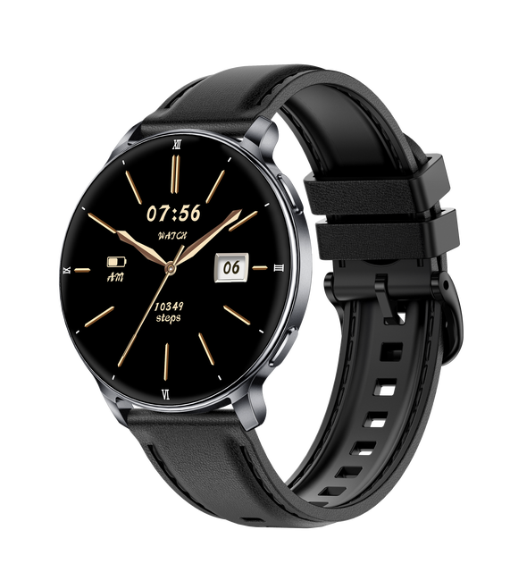 Smart Watch Round Shape Dial Phone Call Sports Fitness Tracker Female Health Monitoring Smartwatch for Women