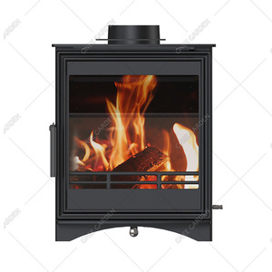 Estufa de Leña Multicombustible Cuadrada de Acero Corten para Exteriores, Fabricada en China, con Almacenamiento de Leña, Decoración de Jardín, Precio Competitivo - Product Image 3