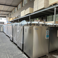 Stérilisateur Vertical à Vapeur Haute Température de Laboratoire, Rétorte Autoclave pour Champignons et Aliments en Conserve, Machine de Stérilisation 150L