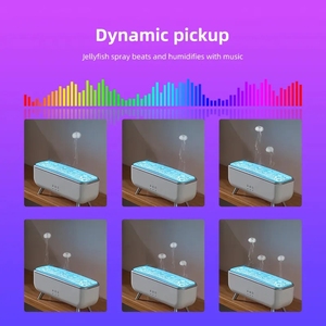 5 phun hương liệu khuếch tán siêu âm lạnh sương khuếch tán 300ml đầy màu sắc dẫn ánh sáng khuếch tán hương thơm - Product Image 6