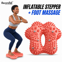 Equipo de Fitness Multifuncional, Máquina de Ejercicios Inflable con Plataforma de Masaje para Oficina, Ejercicio en Interiores, Directo de Fábrica