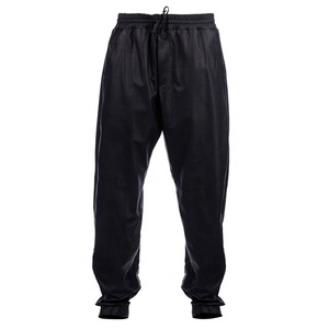 PIHA SPORTS Nouveau Jean Confortable en Cuir de Vachette Souple pour Homme Style Rock & Roll Moto - Style Urbain Écologique et Coupe-Vent - Product Image 1