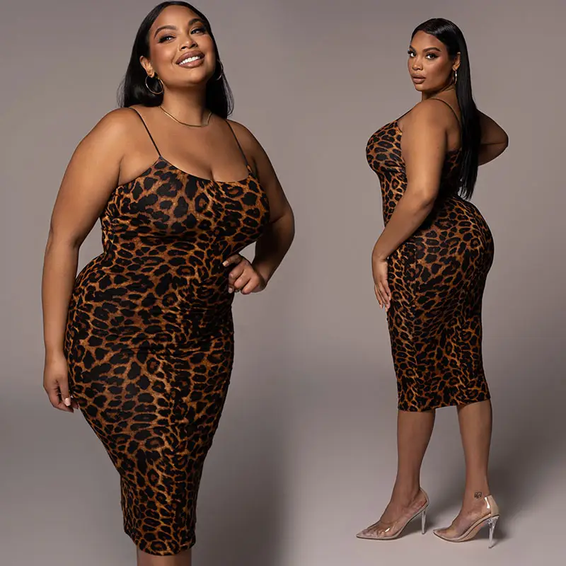 OEM 2022 New Arrival Summer Fashion Women Clothing Leopard Cut-out Dresses Ruching Mini Bodycon Sexy Women Party Dress