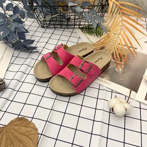 Nouvelles sandales en liège pour femmes RN-099, claquettes antidérapantes à double boucle, sabots décontractés pour dames, grandes tailles, tongs de plage - Product Image 2
