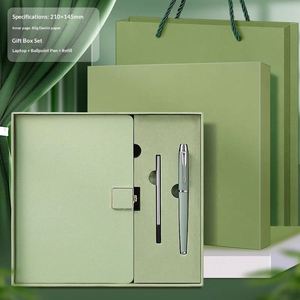 Luxury Business Journals Organizer Printed Hardback Paper Corporate PU Leather Embossed Customizable A5 <b>Diary</b> <b>Notebook</b> Gift Set - Product Image 2