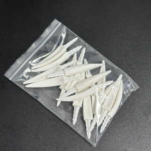 Halloween Ghost Teeth Decoration 6.9cm White Fluorescent ABS Indoor Use - Product Image 3