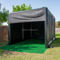 Tente gonflable Langko pour salle de golf gonflable Sim Bay pour la simulation d'une expérience de golf en plein air