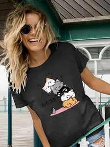महिलाओं की ग्रीष्मकालीन महिलाओं की टी-शर्ट, बड़े आकार की यूनिसेक्स महिला डिजाइनर टी-शर्ट, प्रसिद्ध ब्रांड