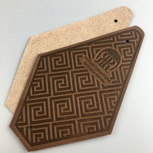 Custom Your logo Clothes <strong>Fake</strong> Leather Label Embossed logo Pu Leather Patch for Jeans - Product Image 2