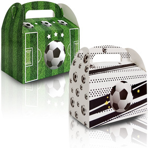 Football Series Boxes <strong>Green</strong> Field Matches Party Candies <strong>Gifts</strong> White Cardstock Western Pastries and Portable Boxes - Product Image 2