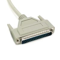 Câble d'extension coaxial torsadé ALK-LINK DB37 37 broches Mâle-Femelle 3M/10FT pour PC/Imprimante/HDTV/Modem Réseau, gaine PVC tressée