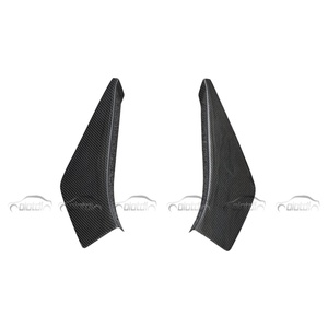 For Toyota Supra A90 MK5 Carbon Fiber VRS Front Bumper Spat Canards Trims <b>Splitters</b> Fins Spoiler 2021 up Auto Tuning - Product Image 2