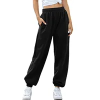 Pantalon de survêtement en coton pour femmes, ensembles de joggeurs, Logo personnalisé, ensemble de joggeurs uni pour femmes, vente en gros