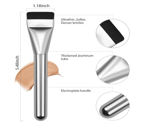 Premium Fast Flawless Flat <b>Foundation</b> Brush Comfortable Handle Liquid Makeup Concealer Face Cosmetics Masks Used with Eyeliner - Product Image 1