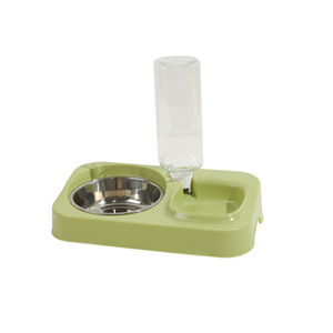 PipiTao Original, Comedero y Bebedero Integrado para Mascotas, Doble Tazón Antideslizante y Antivuelco, Dispensador Automático de Agua y Comida para Perros - Product Image 1