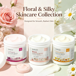 <span class=keywords><strong>Crema</strong></span> Massaggio Corpo e Viso al Collagene e Seta, Idratante Profonda, Illuminante e Nutriente, per SPA 1kg - Product Image 3