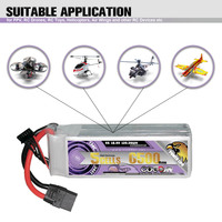 CODDAR RC LiPo Batterie 5S 6500MAH 18.5V 120C XT60 FPV Drone EDF Jets Camion Avion Hélicoptère MultiCopter Bateau RC Hobby
