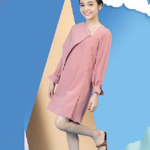 Vestido de manga larga para niñas, ropa de verano, estilo casual, personalizado con manga larga, estilo musulmán para niñas. - Product Image 2